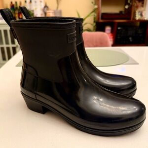 Hunter Original Refined Mixed Finish Waterproof Rain Boot (Women)